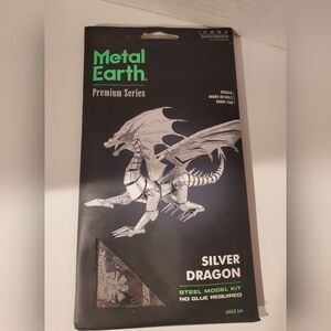 Metal Earth Silver Dragon Unopened